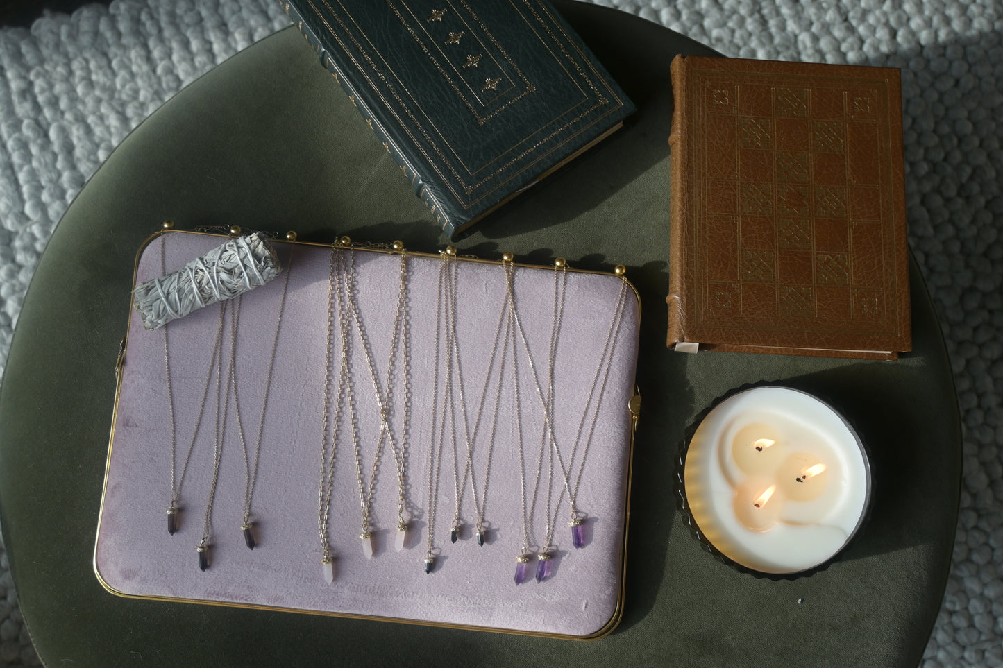 Amethyst necklace
